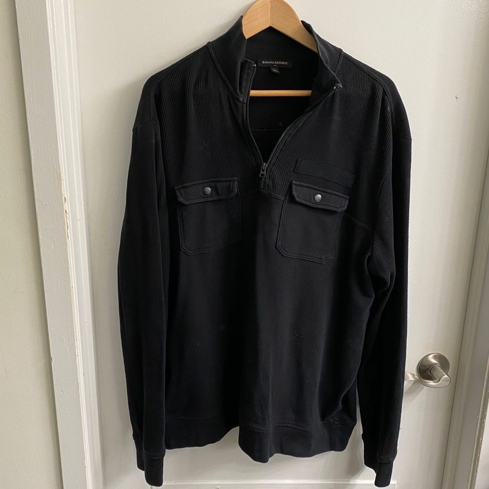 Banana Republic 1/4 Zipper Pullover XL